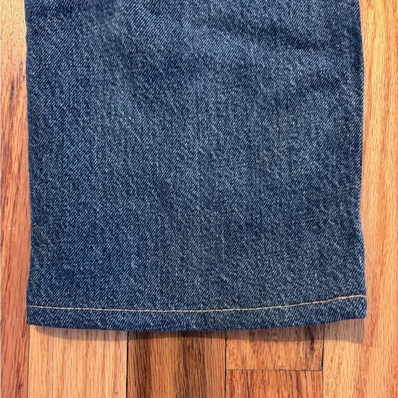 Agolde Deep Blue Straight Jeans - Picture 4 of 4